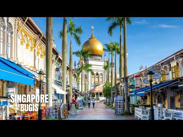 Busy Weekend Afternoon in Bugis District | Singapore City 4K HDR