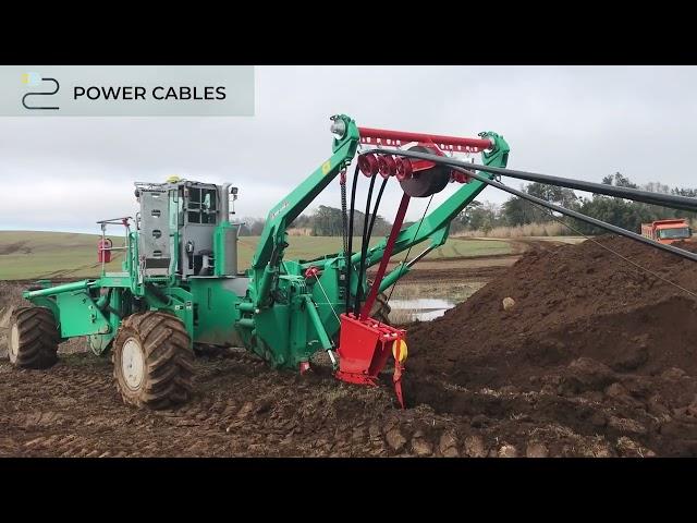 amazing machines for laying infrastructure