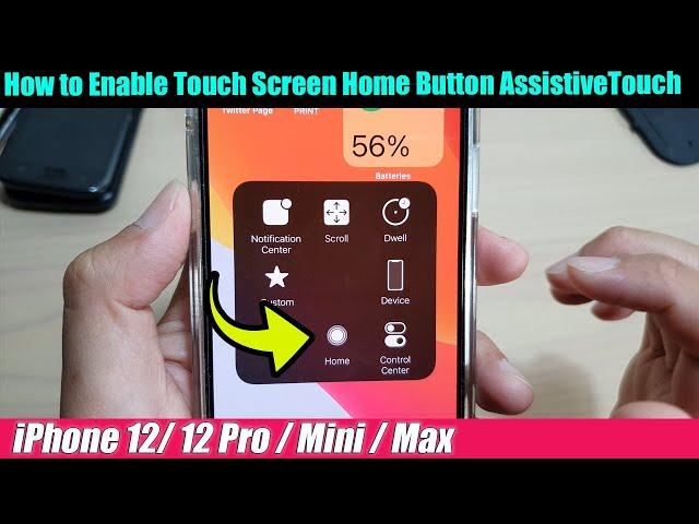 iPhone 12/12 Pro: How to Enable Touch Screen Home Button AssistiveTouch