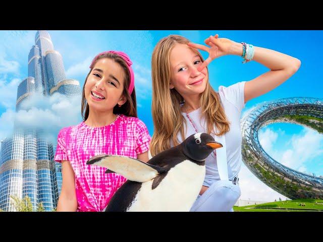 Nastya and Evelyn are on vacation in Dubai