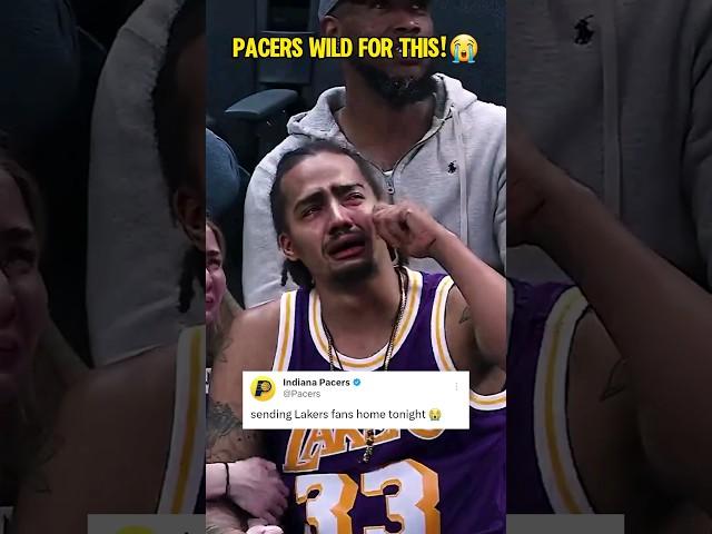 Pacers did Lakers Fans DIRTY!