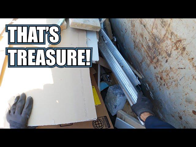 Dumpster Diving Street Scrapping - Always a Treasure Hunt!