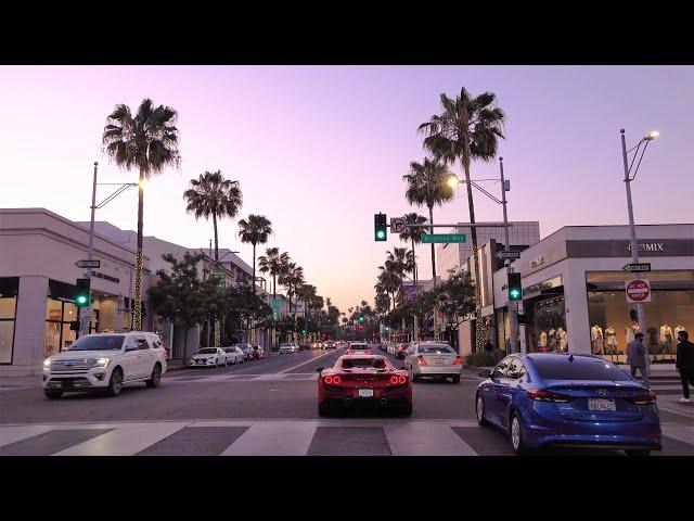 Los Angeles 4K - California Glow - Scenic Drive