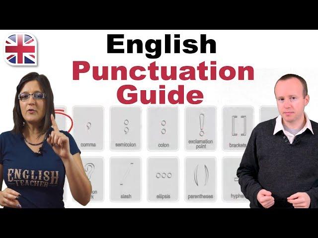 English Punctuation Guide - English Writing Lesson