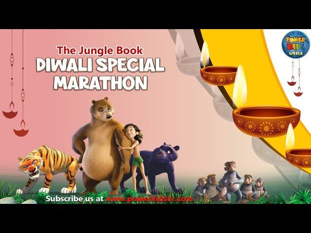 The Jungle Book | Diwali Special | Mega Marathon Episode | Powerkids World