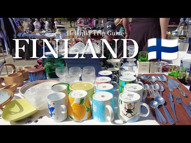 Helsinki travel guide "Summer flea market & shopping tour"  Day trip to Porvoo.