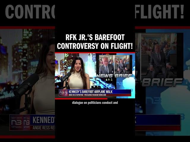 RFK Jr.'s barefoot walk on a flight sparks debate! Critics and fans split on this unusual political