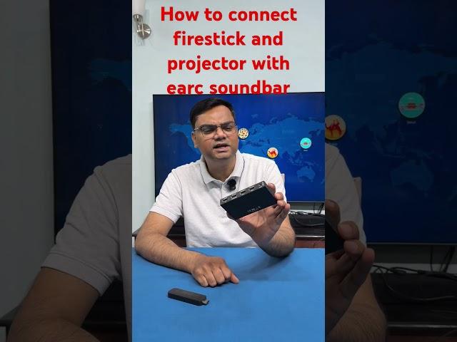 how to connect firestick with projector and dolby atmos soundbar #dolbyatmossoundbar