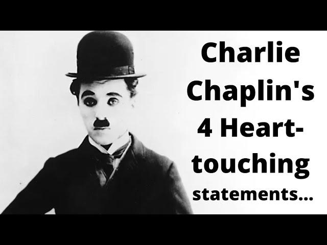 ||Charlie Chaplin 4 Heart touching statement|| motivational statement||