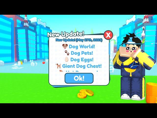 *NEW* DOG WORLD EVENT UPDATE IN ROBLOX PET SIMULATOR X!!! (NEW PETS, EGGS, WORLD, AND EXCLUSIVES) 