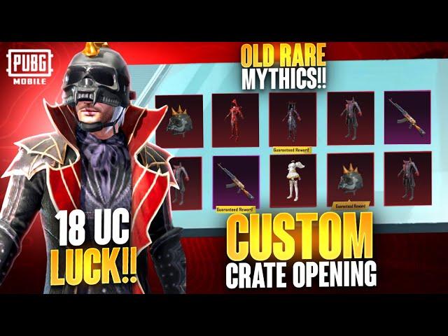 LUCKIEST CUSTOM CRATE OPENING GOT EVERYTHING IN 2500 UC