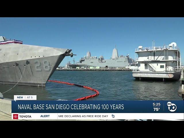 Naval Base San Diego celebrating 100 years