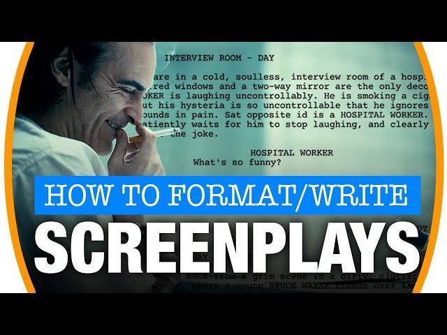 How to write and format screenplays like a pro! Script writing tips and tricks