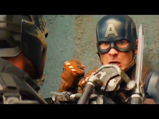 Captain America, Wanda, Natasha & Falcon fight against crossbones - Movie clip tamil