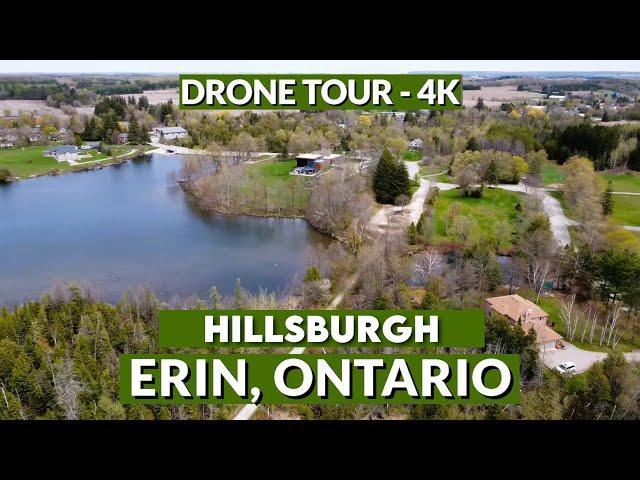 Drone Video 4K: Hillsburgh, Town of Erin, Ontario - an Aerial Perspective