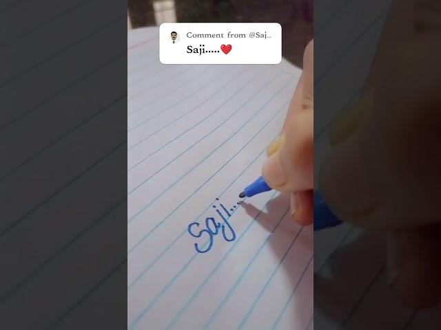 ️Saji...️#writing #shorts#cherryʼsvlogs