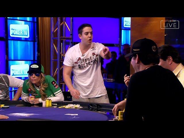 Luke Schwartz Goes Loco!  | Poker Legends | Premier League Poker | partypoker #ClassicHands