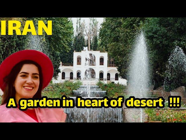 Travel to an amazing historical place to visit-Iran-kerman-Shazde garden