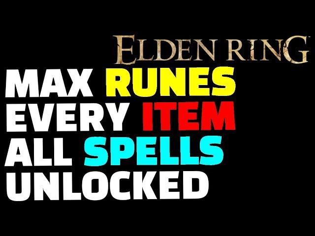 How to CHEAT at Elden Ring and get EVERYTHING!