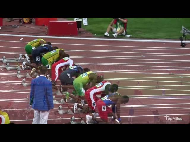 My Upclose Footage of Usain Bolt winning the 100m Olympics Final - Beijing Olympics 2008