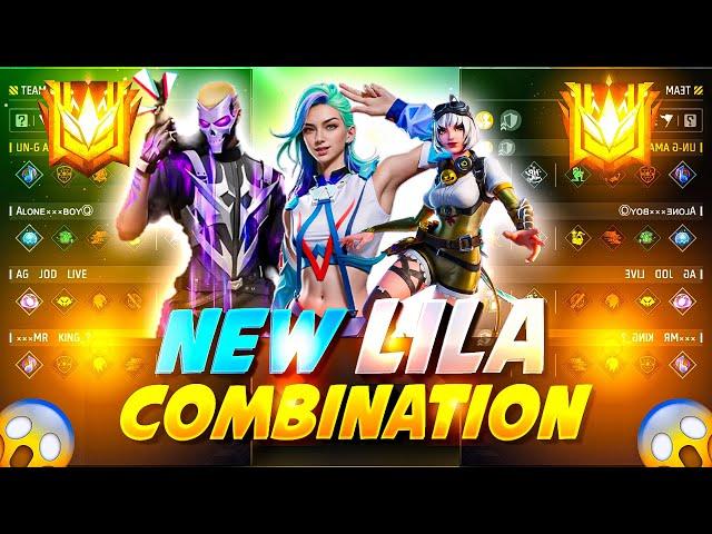 LILA CHARACTER COMBINATION | br rank best character combination | best character skill for br rank