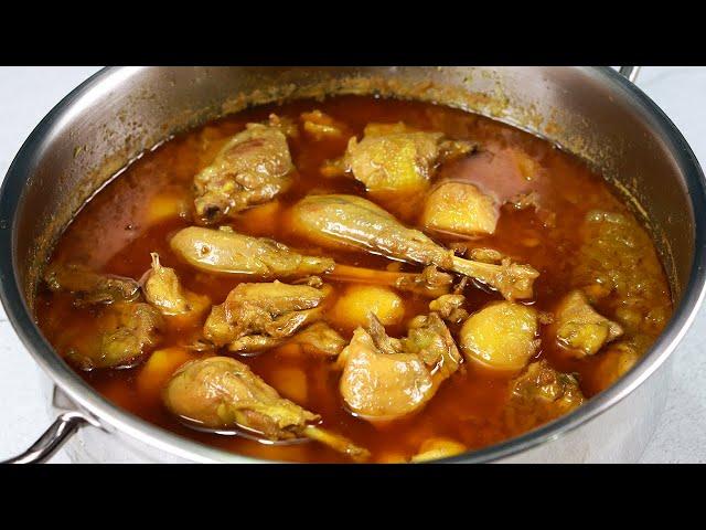 Murgir Jhol | Chicken Potato Curry | Desi Chicken Curry Recipe | Chicken Curry With Potatoes