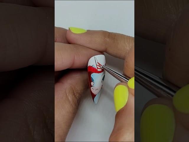 CARTOON NAILS! Beginner nail art! #nails #easynailart #nailart