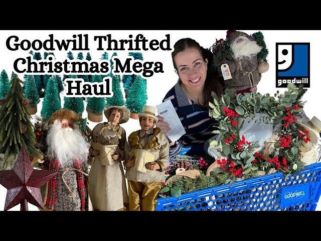 Goodwill Thrifted Christmas Mega Haul!