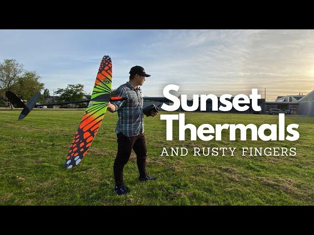 Sunset Thermals with the Fury Electric Glider