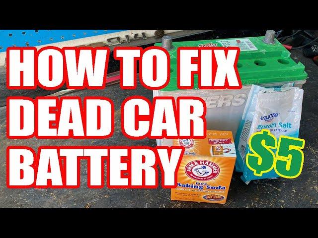 CAN YOU FIX A DEAD CAR BATTERY? - How to rebuild a car battery DIY Fix a Dead Battery