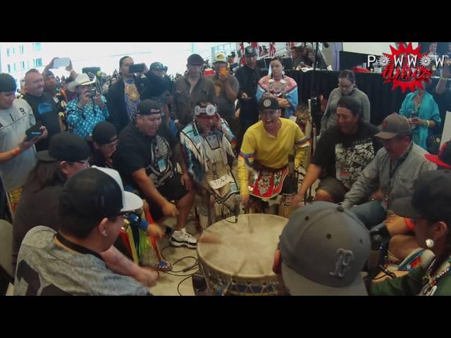 Young Bear Singers Sunday Contest @ Manitou Ahbee Powwow 2016