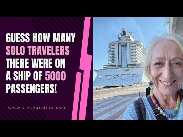 Guess How Many Solo Travelers There Were on a Ship of 5000 Passengers!