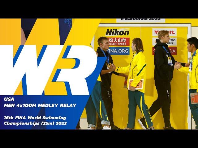 NEW TIED WORLD RECORD    | Men’s 4x100m Medley Relay | CRAZY FINISH