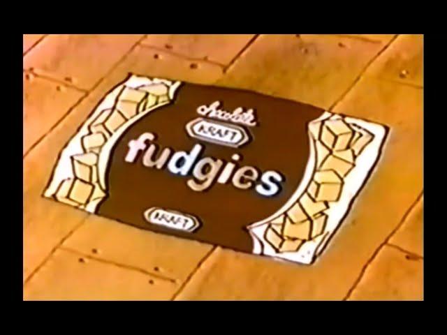 Kraft Chocolate Fudgies Animated Candy Commercial (1971)