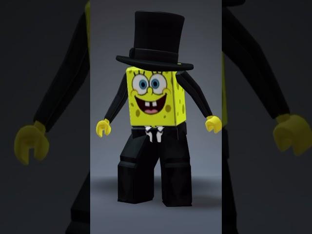 How to dress like SpongeBob in Roblox #spongebob #roblox #robloxoutfits