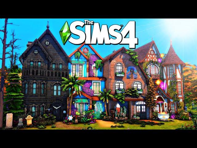 Occult Townhouses  || The Sims 4 Speed Build