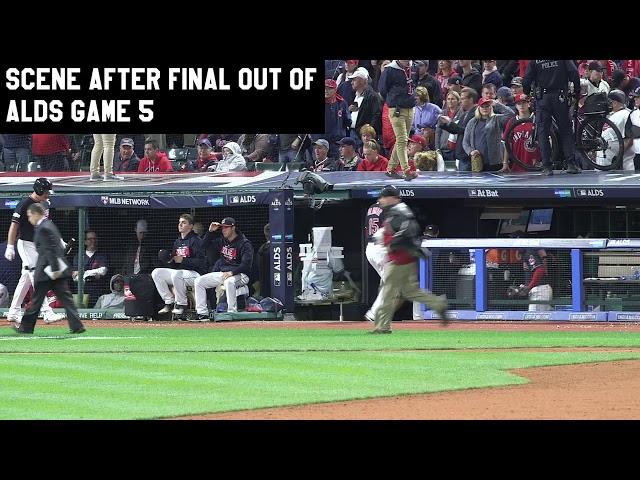 The scene at Progressive Field after record-breaking season comes to an end