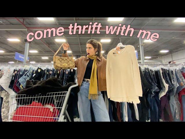 thrifting my DREAM fall wardrobe!! thrift haul at the end 