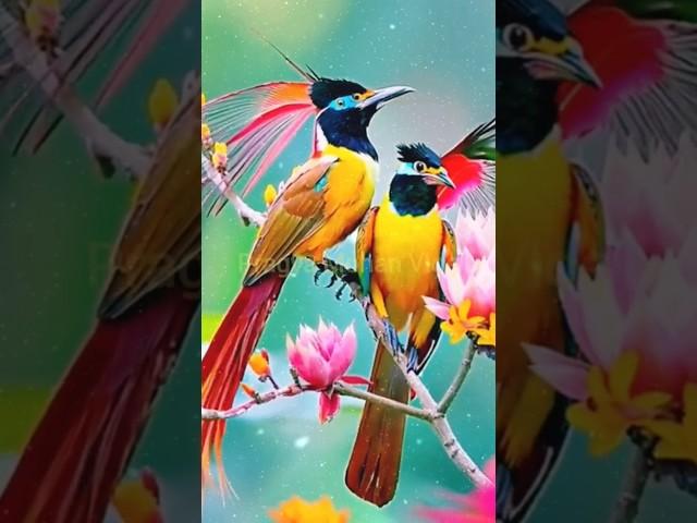 Birds Couple Dance - The Cutest Dance Duet Ever  #birds #shorts #shortsfeed