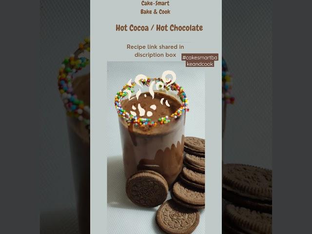 Hot Cocoa / Hot Chocolate#shorts #hotchocolaterecipe#hotchocolatedrink#hotchoco#cakesmartbakeandcook
