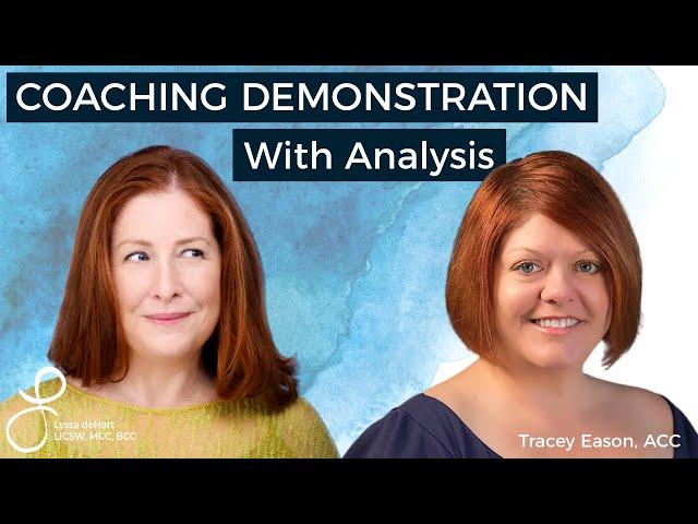 Coaching Demonstration with ICF PCC Marker Analysis