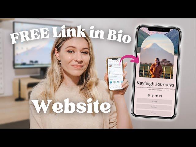 How to Create a FREE Link in Bio Site [Content Creator Bio Sites]