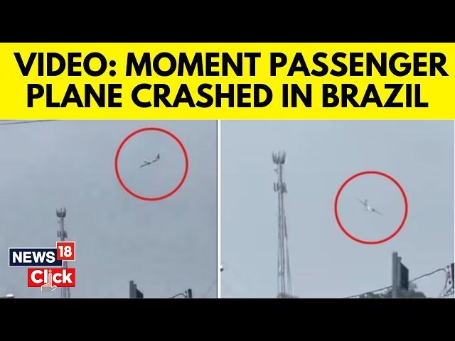 Brazil Latest News | Brazil Plane Crash Terrifying Video | Brazil Flight Crash | N19G | News18