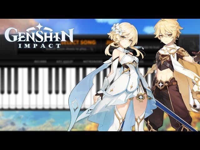 Main Theme - Genshin Impact | Hard [ Virtual Piano Sheet ]