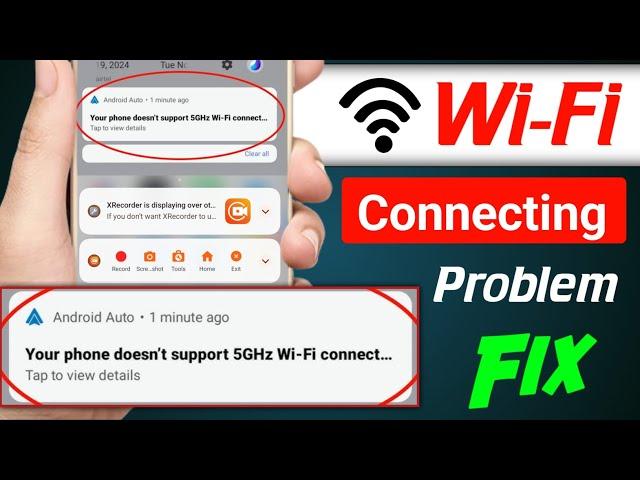 Your phone doesn't support 5ghz wifi connection