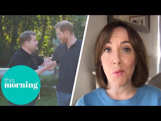 Royal Expert's Reaction to Prince Harry's James Corden Interview | This Morning