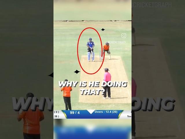 Loosening his wrists or trying to be like Jadeja? #cricket #cricketgraph #youtube #shortsviral