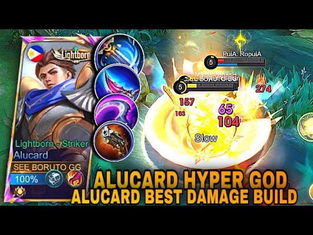 I TRY WORLD BEST ALUCARD PLAYER @Yuzuke ALUCARD BEST DAMAGE BUILD (enemy delete)MLBB
