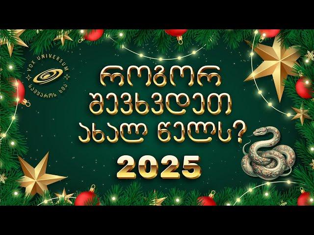 ️️როგორ შევხვდეთ ახალ 2025 წელს და რას უნდა ველოდოთ ხის მწვანე გველის წელიწადისგან ️