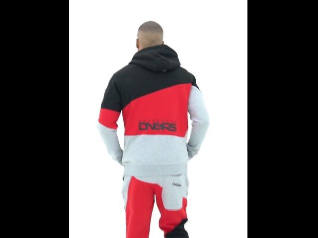 Dangerous DNGRS Tritop Sweat Suit Grey Melange